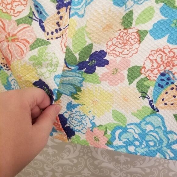 Talbots Size 2 Petite Floral Butterfly Print Pencil Skirt - Picture 5 of 8